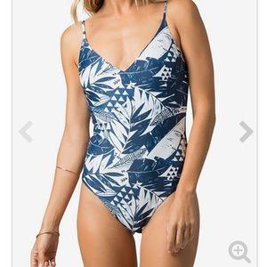 Rip Curl Searcher Blue Reversible One Piece
